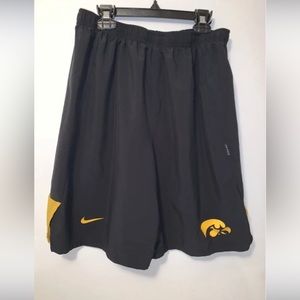 Nike Iowa Hawkeyes on field shorts